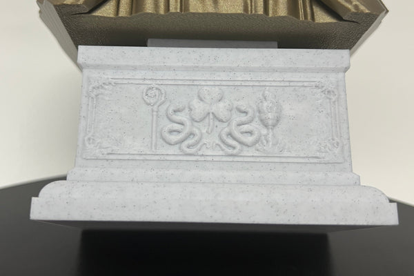 Saint Patrick, Patron of Ireland Sculpture Bust on Box Plinth