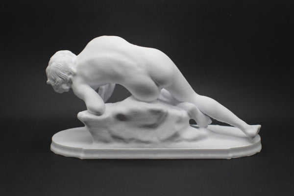 Narcissus by Ernest Eugene Hiolle Statue Replica