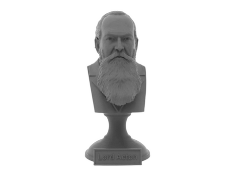 John Dalberg-Acton (Lord Acton), 5-inch Bust on Pedestal, Gray