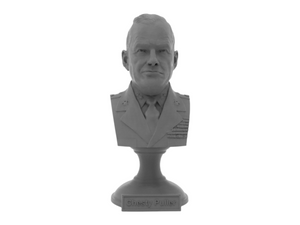 Lewis Burwell "Chesty" Puller, 5-inch Bust on Pedestal, Gray