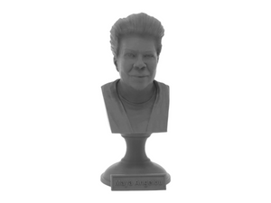 Maya Angelou, 5-inch Bust on Pedestal, Gray