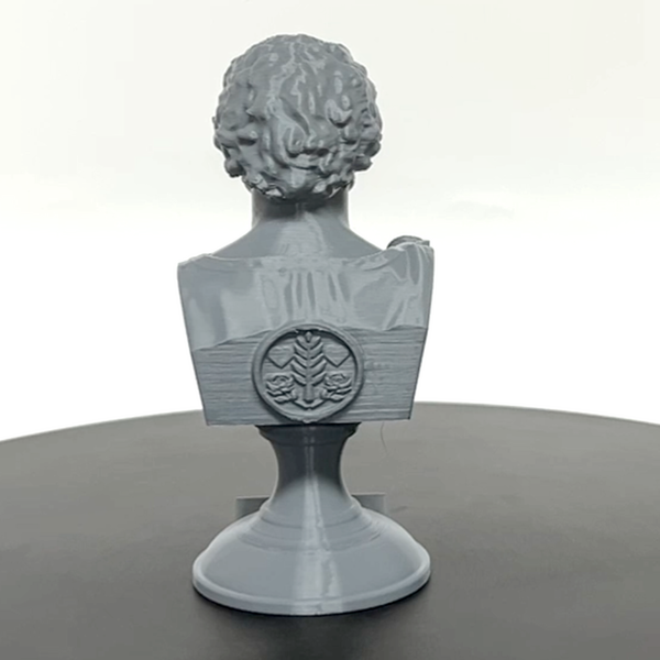 Saint Valentine, Patron of Love and Devotion, Revered Christian Martyr Sculpture Bust on Pedestal