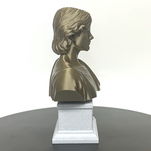 Saint Gabriel the Archangel, Heavenly Messenger and Patron of Communication, Sculpture Bust on Box Plinth