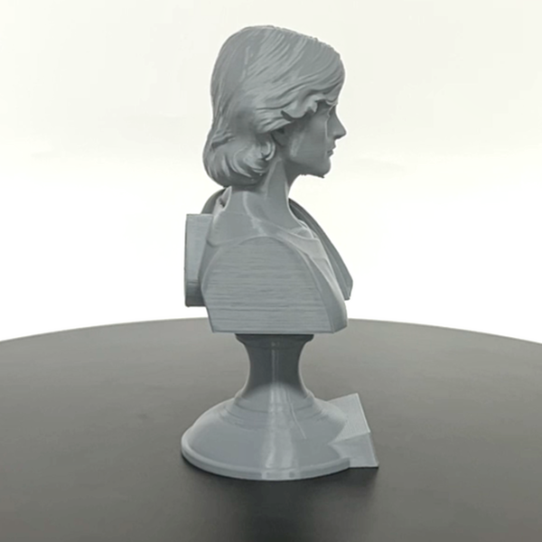 Saint Gabriel the Archangel, Heavenly Messenger and Patron of Communication, Sculpture Bust on Pedestal