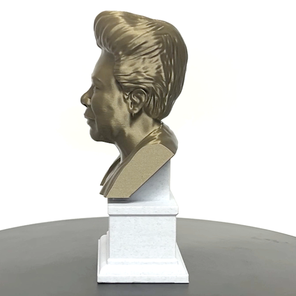 Maya Angelou, American Poet, Singer, Memoirist, and Civil Rights Activist, Sculpture Bust on Box Plinth