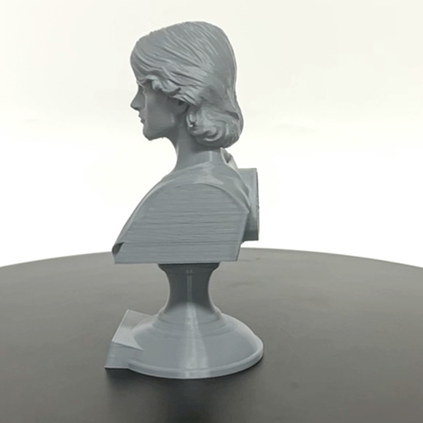 Saint Gabriel the Archangel, Heavenly Messenger and Patron of Communication, Sculpture Bust on Pedestal