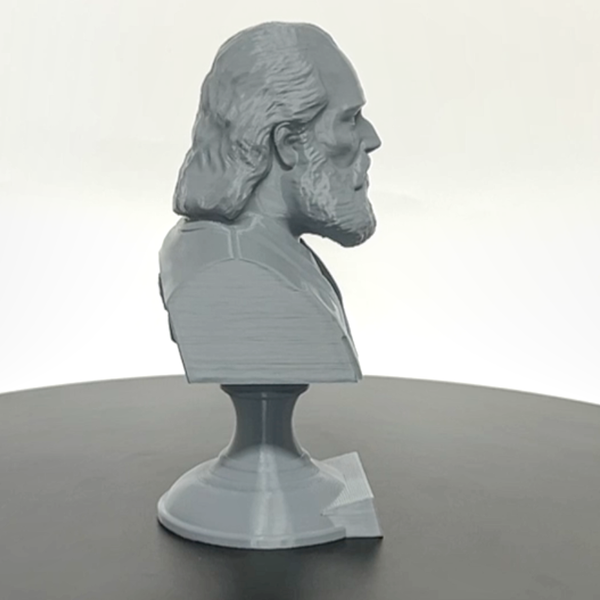 Saint Nicholas of Myra, Patron Saint of Children and Charity Sculpture Bust on Pedestal
