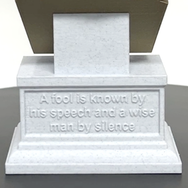 Pythagoras Famous Greek Mathematician and Philosopher Sculpture Bust on Box Plinth
