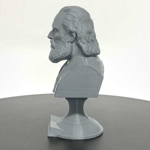 Saint Nicholas of Myra, Patron Saint of Children and Charity Sculpture Bust on Pedestal