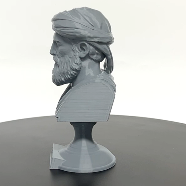 Pythagoras Greek Mathematician & Philosopher Bust – Classical Sculpture on Pedestal