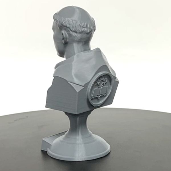 Saint Anthony of Padua, Beloved Franciscan Saint and Patron of Lost Things, Sculpture Bust on Pedestal