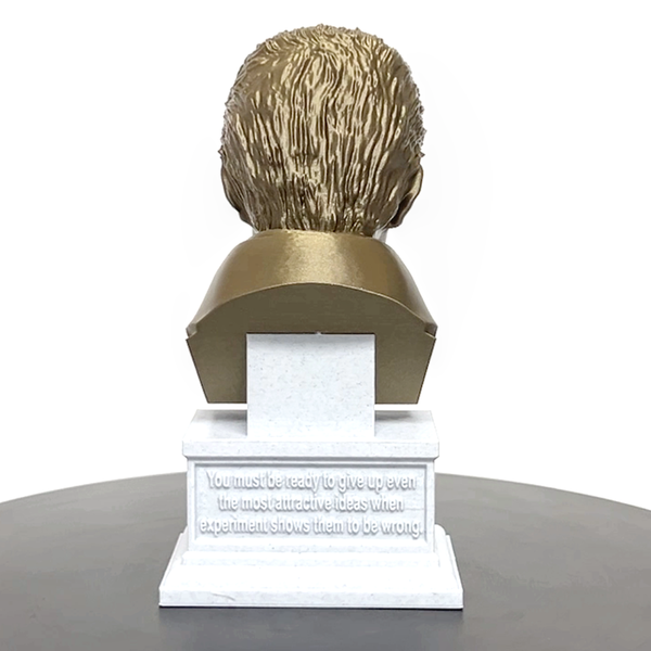 Alessandro Volta Italian Pioneer of Electricity and Power Sculpture Bust on Box Plinth
