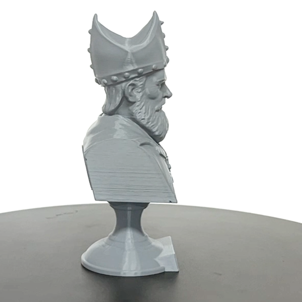 Saint Saint Patrick, Patron of Ireland Sculpture Bust on Pedestal