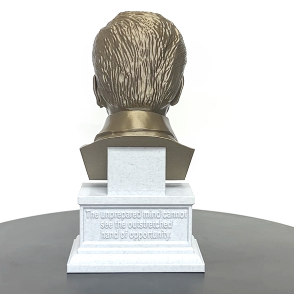 Alexander Fleming Famous Scottish Biologist, Physician, and Pharmacologist Sculpture Bust on Box Plinth