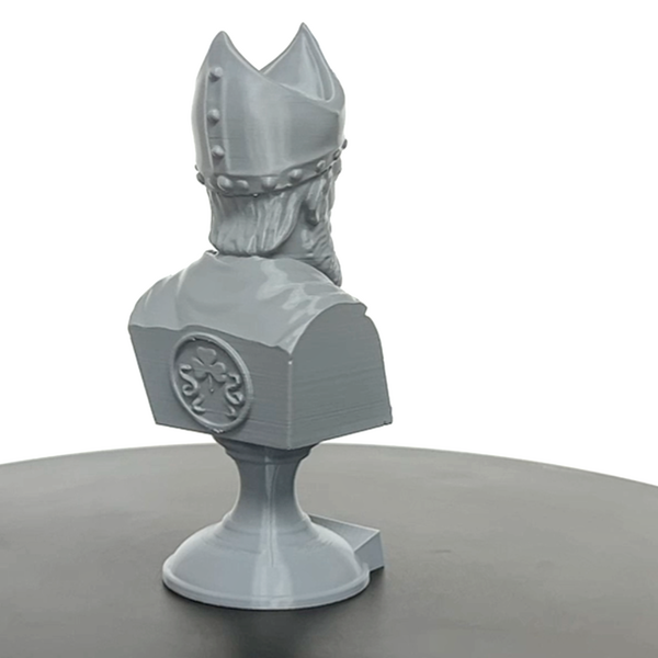 Saint Saint Patrick, Patron of Ireland Sculpture Bust on Pedestal