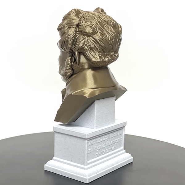 Arthur Schopenhauer German Philosopher Sculpture Bust on Box Plinth