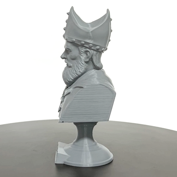 Saint Saint Patrick, Patron of Ireland Sculpture Bust on Pedestal