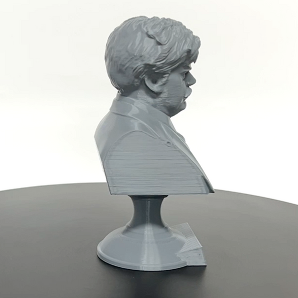 G.K. Chesterton English Writer Sculpture Bust on Pedestal