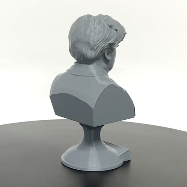 G.K. Chesterton English Writer Sculpture Bust on Pedestal