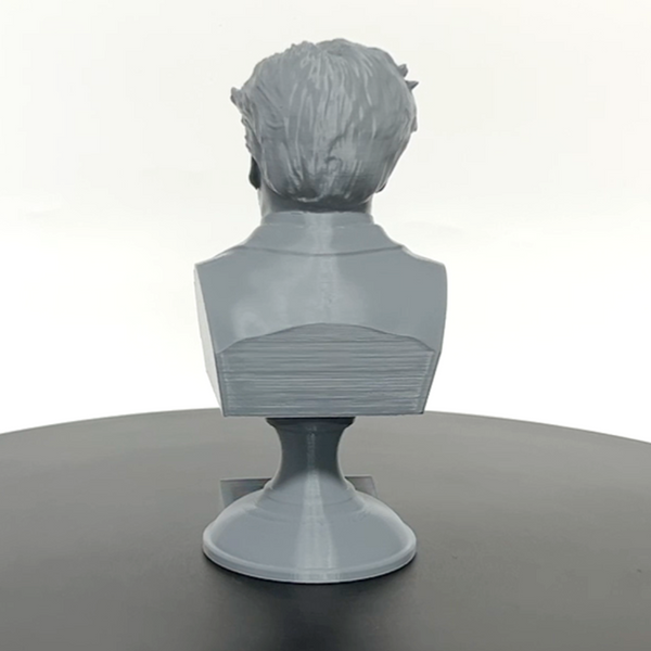 G.K. Chesterton English Writer Sculpture Bust on Pedestal