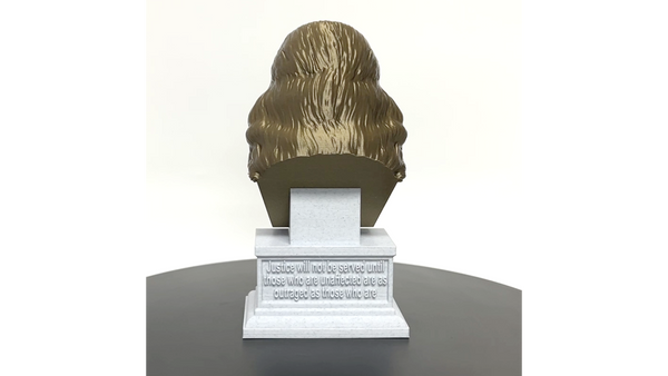 Benjamin Franklin USA Founding Father Sculpture Bust on Box Plinth