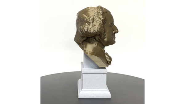 George Washington, 1st US President, Sculpture Bust on Box Plinth