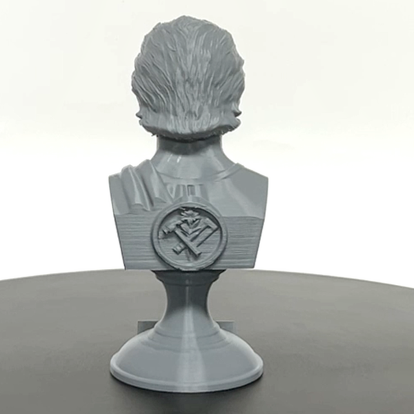 Saint Joseph, Guardian of the Holy Family and Patron Saint of Workers  Sculpture Bust on Pedestal