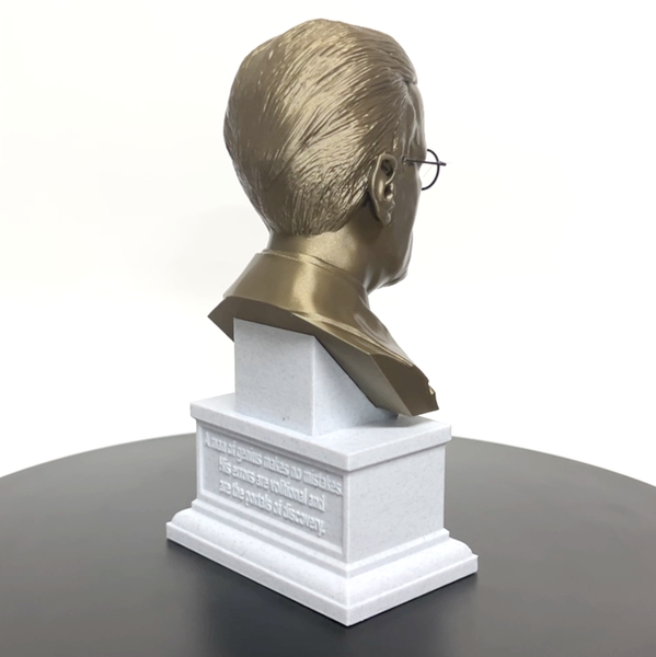 James Joyce, Famous Irish Writer, Sculpture Bust on Box Plinth