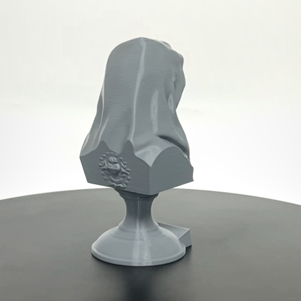 Saint Mary, Mother of God and Queen of Heaven Sculpture Bust on Pedestal