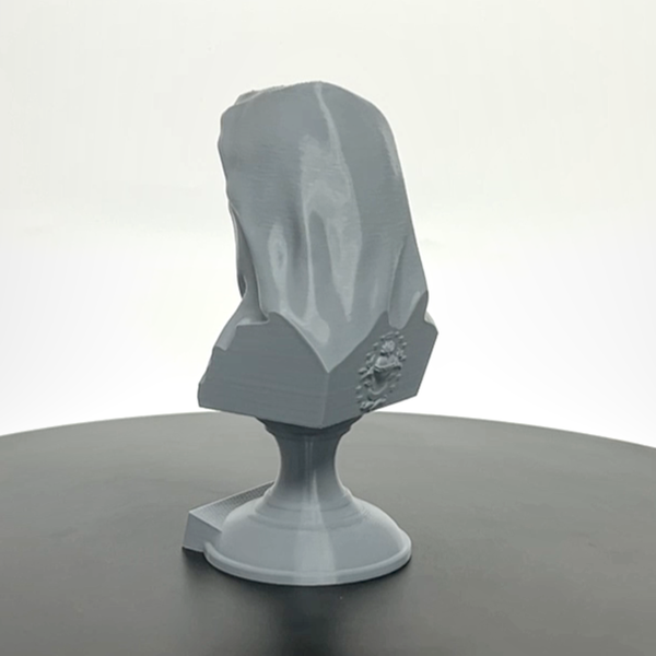 Saint Mary, Mother of God and Queen of Heaven Sculpture Bust on Pedestal