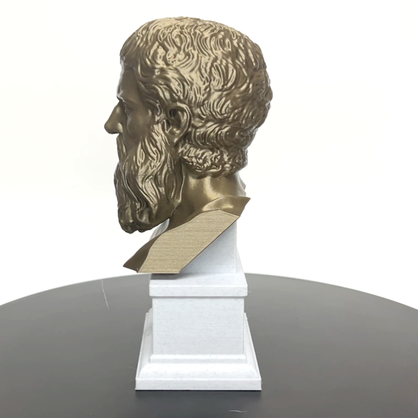 Plato Athenian Philosopher Sculpture Bust on Box Plinth