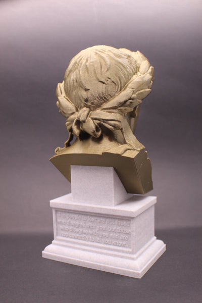 Napoleon Bonaparte Legendary French Emperor Sculpture Bust on Box Plinth