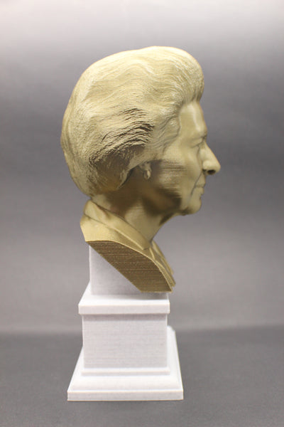 Margaret Thatcher British Prime Minister Sculpture Bust on Box Plinth