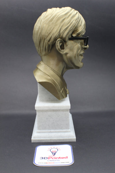 Dr Stephen Hawking Famous British Theoretical Physicist Sculpture Bust on Box Plinth