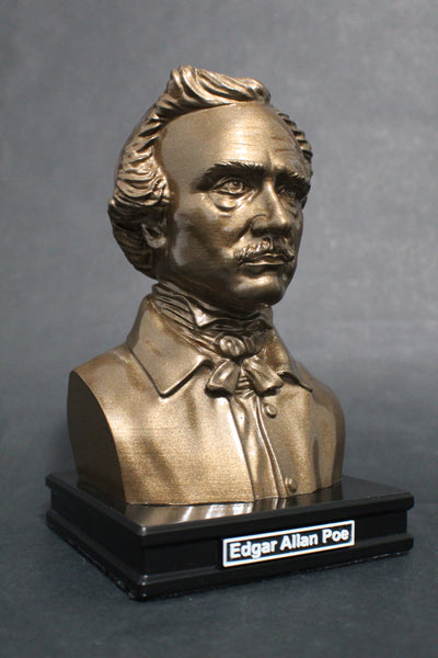 Edgar Allan Poe, American Writer, Premium Sculpture Bust