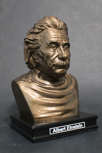 Albert Einstein, Famous German Physicist and Mathematician, Premium Sculpture Bust