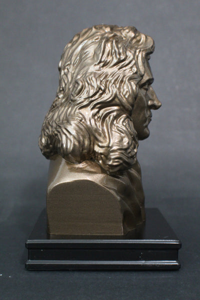 Isaac Newton, Famous English Mathematician, Physicist and Astronomer, Premium Sculpture Bust