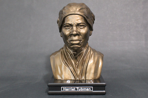 Harriet Tubman, American Abolitionist and Political Activist, Premium Sculpture Bust