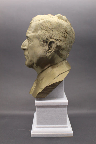 George W. Bush, 43rd US President, Sculpture Bust on Box Plinth