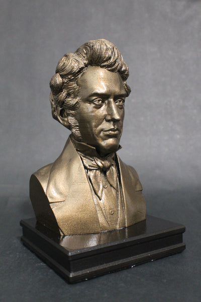 Søren Kierkegaard, Danish Existentialist Philosopher, Premium Sculpture Bust