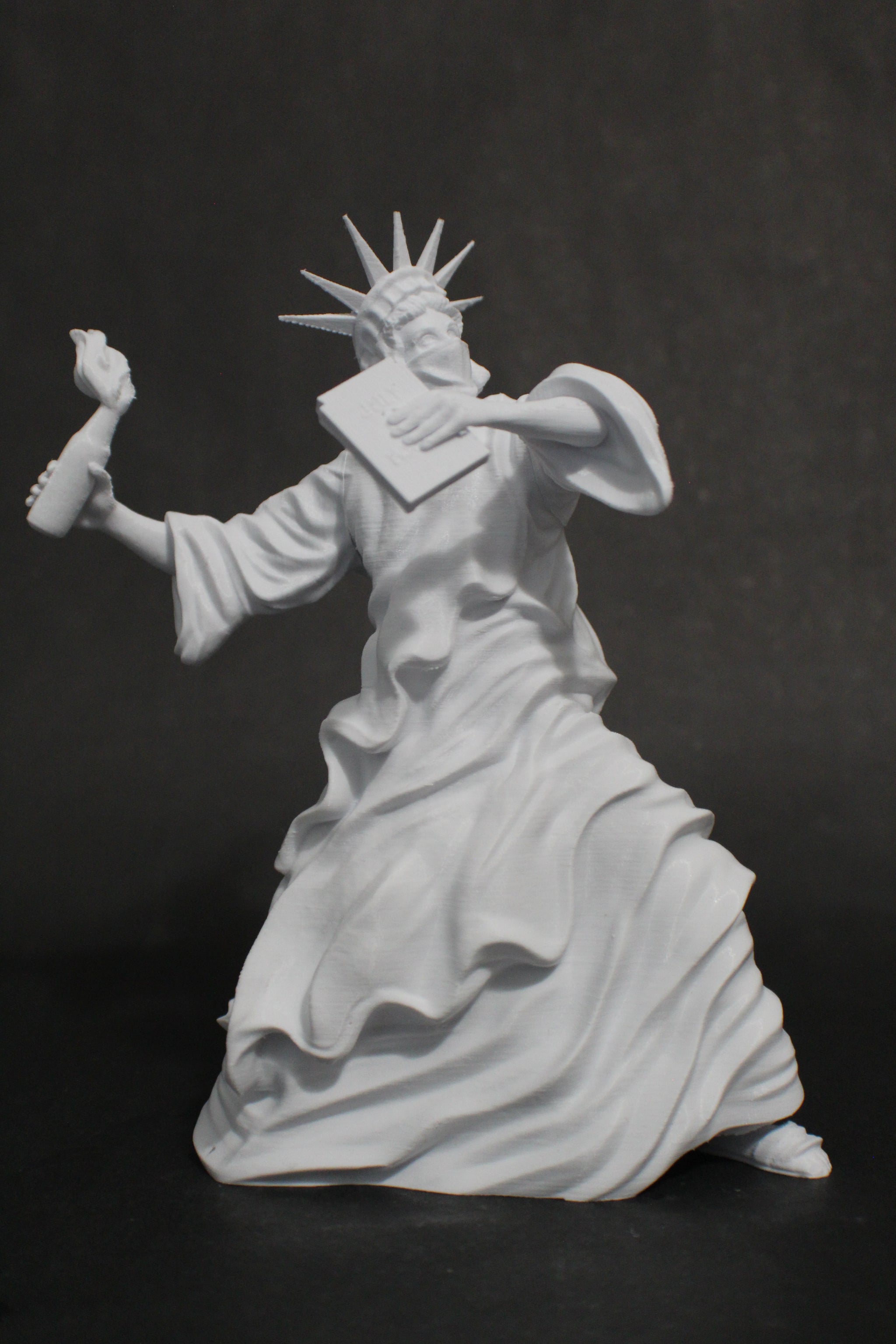 Rioting Liberty 3D Printed Original Artwork 8