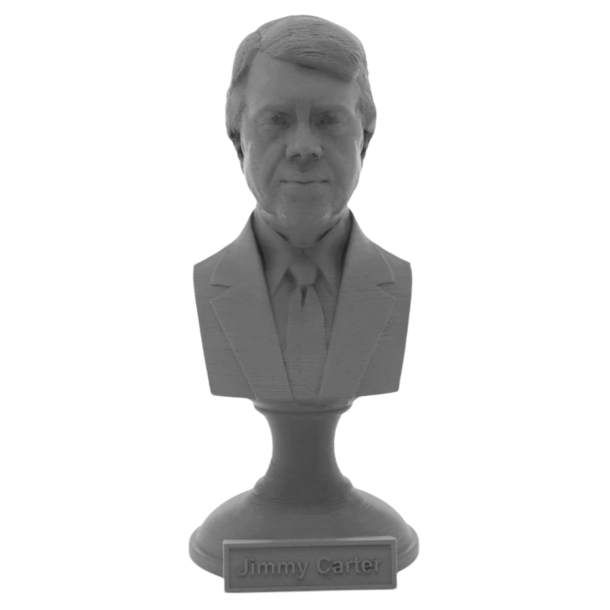 Jimmy Carter, 39th US President, Sculpture Bust on Pedestal
