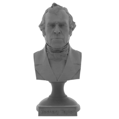Zachary Taylor, 12th US President, Sculpture Bust on Pedestal