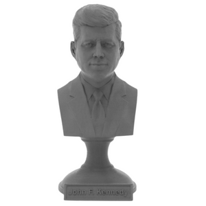 John F. Kennedy, 35th US President, Sculpture Bust on Pedestal