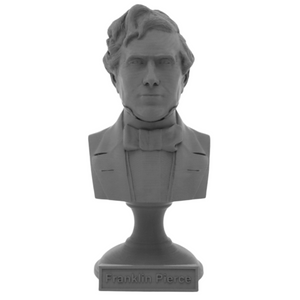 Franklin Pierce, 14th US President, Sculpture Bust on Pedestal