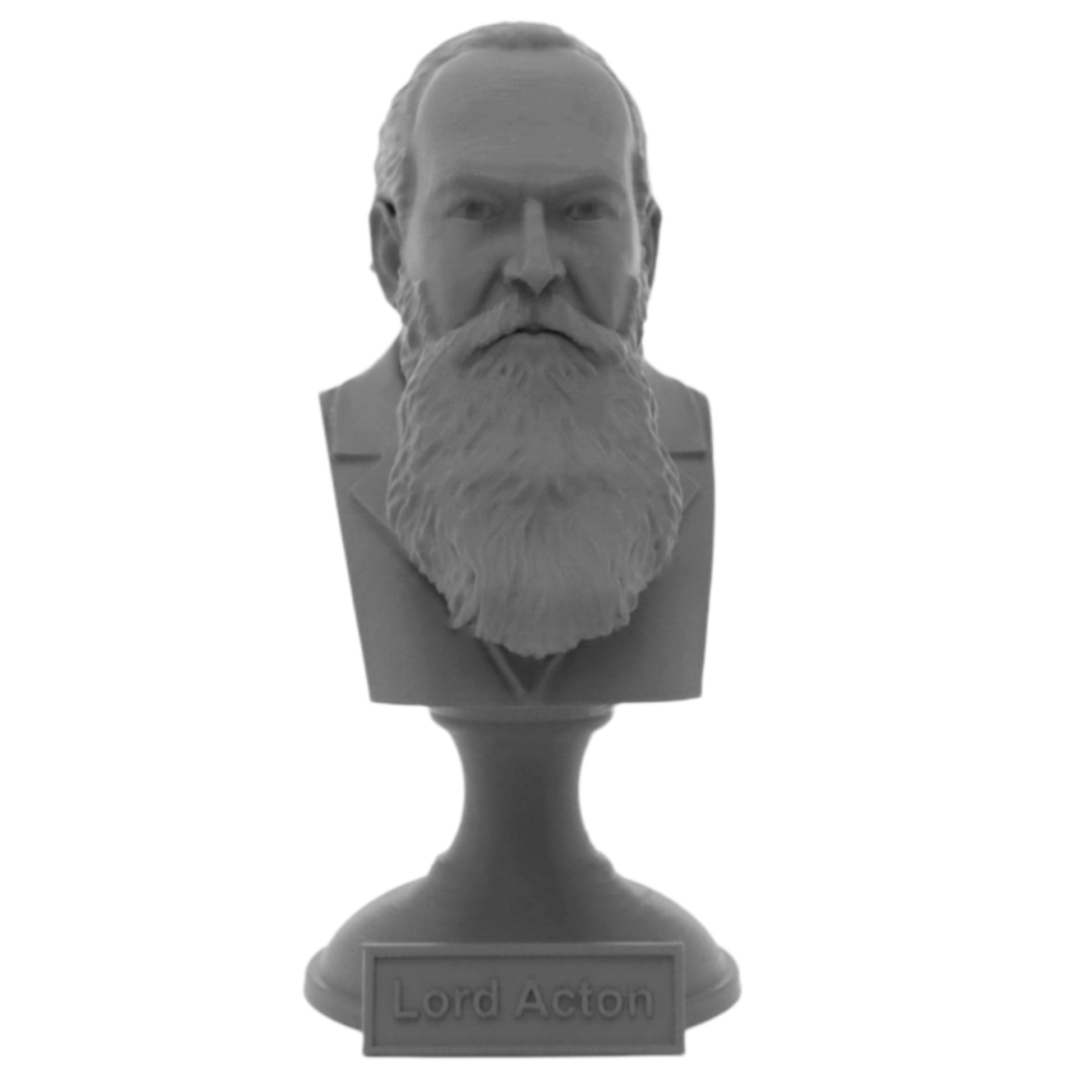John Dalberg-Acton (Lord Acton) English Writer Sculpture Bust on Pedestal