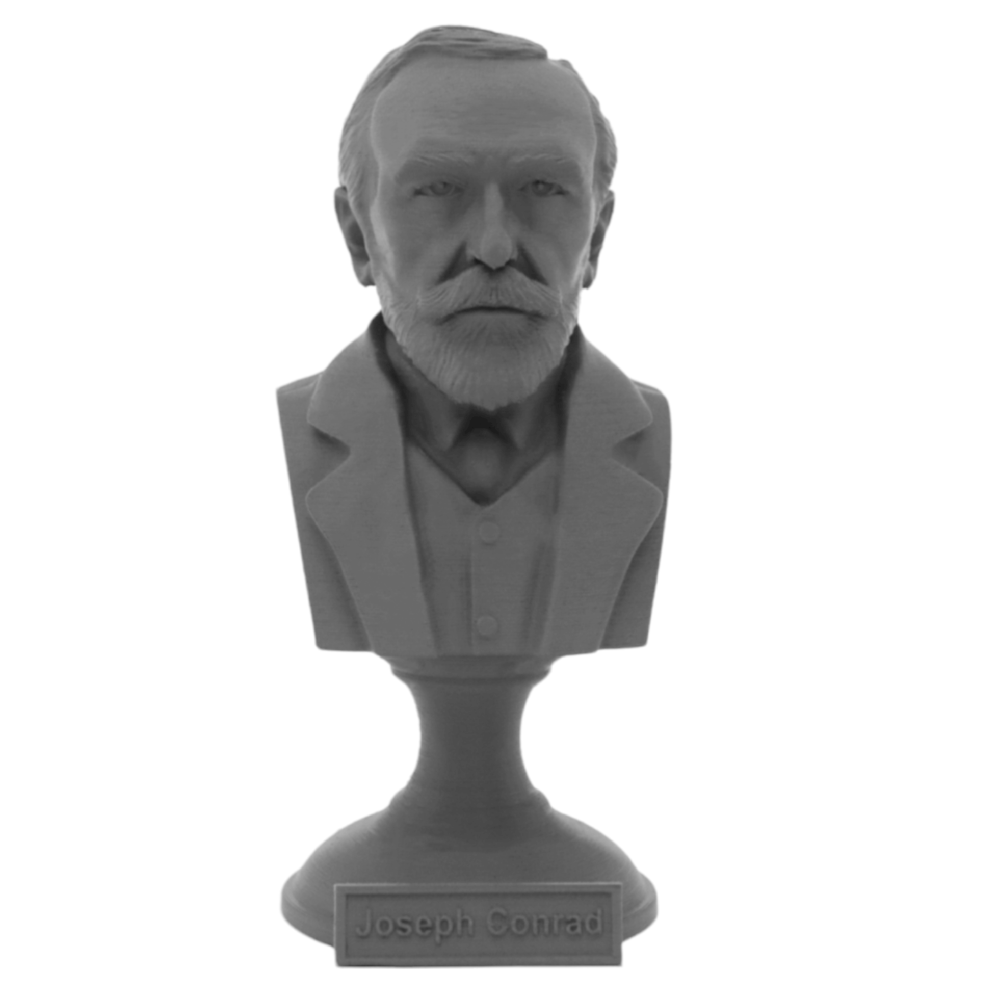 Joseph Conrad Polish-British Writer Sculpture Bust on Pedestal
