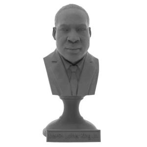 Martin Luther King Jr. Activist and Reform leader Sculpture Bust on Pedestal