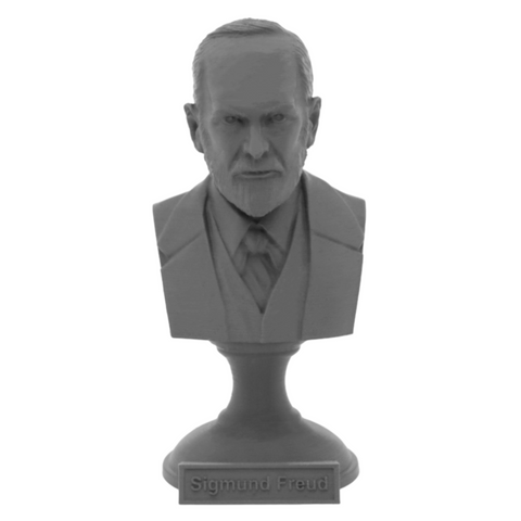 Sigmund Freud Austrian Neurologist and founder of Psychoanalysis Sculpture Bust on Pedestal