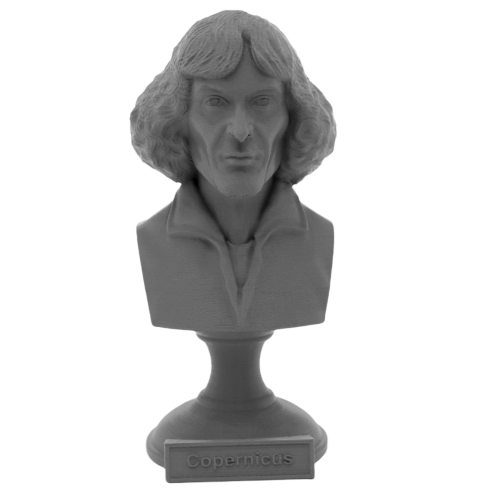 Nicolaus Copernicus Renaissance-era Polymath Sculpture Bust on Pedestal